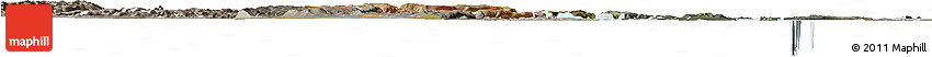 Satellite Horizon Map of Muleba, semi-desaturated