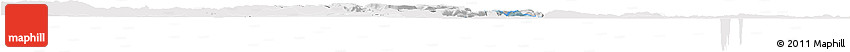 Silver Style Horizon Map of Muleba, single color outside