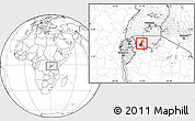 Blank Location Map of Muleba