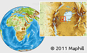 Physical Location Map of Muleba