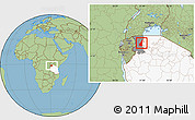 Savanna Style Location Map of Muleba, highlighted country, highlighted parent region