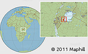 Savanna Style Location Map of Muleba