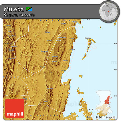 Physical Map of Muleba