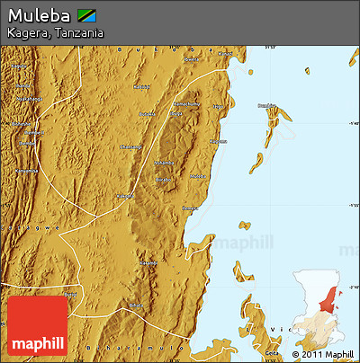 Physical Map of Muleba