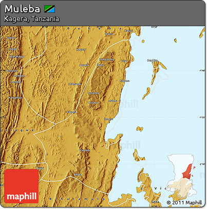 Physical Map of Muleba