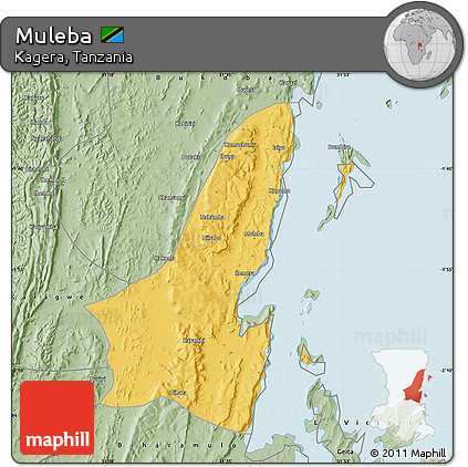 Savanna Style Map of Muleba