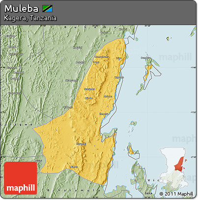 Savanna Style Map of Muleba