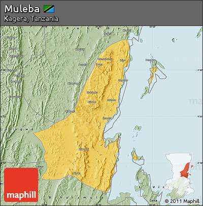 Savanna Style Map of Muleba