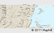 Shaded Relief Panoramic Map of Muleba