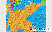 Political 3D Map of Ngara