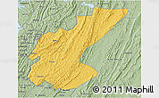 Savanna Style 3D Map of Ngara