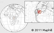 Blank Location Map of Ngara