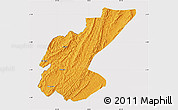 Political Map of Ngara, cropped outside