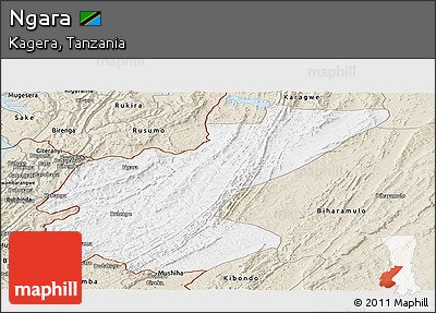 Classic Style Panoramic Map of Ngara