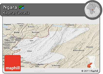 Classic Style Panoramic Map of Ngara