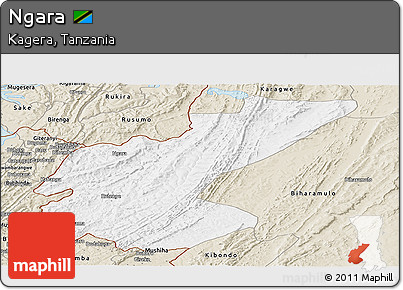 Classic Style Panoramic Map of Ngara