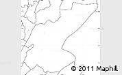 Blank Simple Map of Ngara, no labels