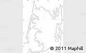 Blank Simple Map of Kaskazini-Pemba, no labels