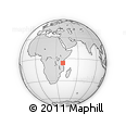 Outline Map of Zansibar North