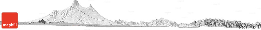Gray Horizon Map of Kilimanjaro