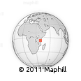 Outline Map of Zansibar Central