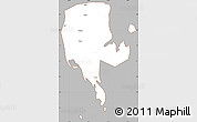 Gray Simple Map of Zansibar Central, cropped outside