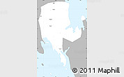 Gray Simple Map of Zansibar Central, single color outside