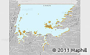 Physical 3D Map of L. Victoria, lighten, desaturated