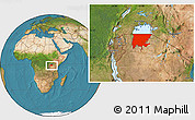 Satellite Location Map of L. Victoria