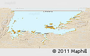 Physical Panoramic Map of L. Victoria, lighten