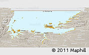 Physical Panoramic Map of L. Victoria, lighten, semi-desaturated