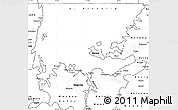 Blank Simple Map of L. Victoria