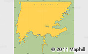 Savanna Style Simple Map of L. Victoria, cropped outside