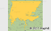 Savanna Style Simple Map of L. Victoria