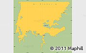 Savanna Style Simple Map of L. Victoria, single color outside