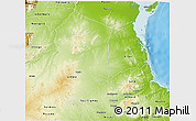 Physical 3D Map of Lindi