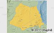Savanna Style 3D Map of Lindi