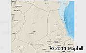 Shaded Relief 3D Map of Lindi