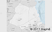 Silver Style 3D Map of Lindi