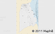 Classic Style Map of Kilwa, single color outside