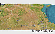 Satellite Panoramic Map of Lindi