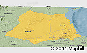 Savanna Style Panoramic Map of Lindi