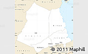 Classic Style Simple Map of Lindi