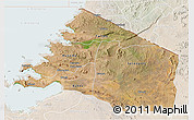 Satellite 3D Map of Mara, lighten