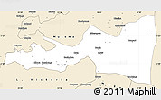 Classic Style Simple Map of Bunda
