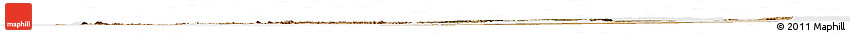 Satellite Horizon Map of Mara, single color outside