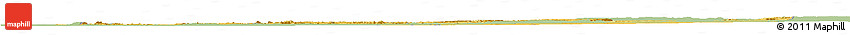 Savanna Style Horizon Map of Mara, single color outside