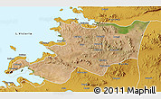 Satellite 3D Map of Musoma, physical outside