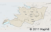 Shaded Relief 3D Map of Musoma, lighten
