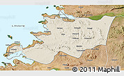 Shaded Relief 3D Map of Musoma, satellite outside
